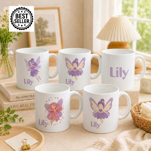 personalised fairy mug  girls