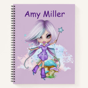 Personalised Fairy Sketch Notebook