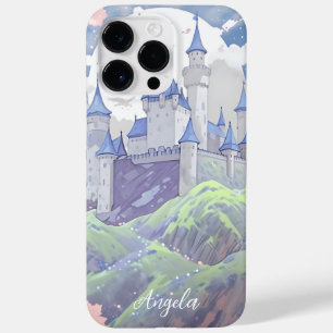Personalised Fairytale Castle Pastel Watercolor Case-Mate iPhone 14 Pro Max Case