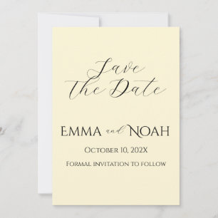 Personalised Fall Blossom Save the Date Card