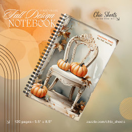 Personalised Fall Design Spiral Notebook