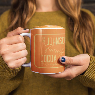 Personalised Fall Family Pumpkin Spice Coffee Mug