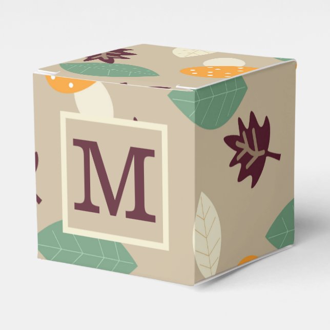 Personalised Fall Favour Box (Front Side)