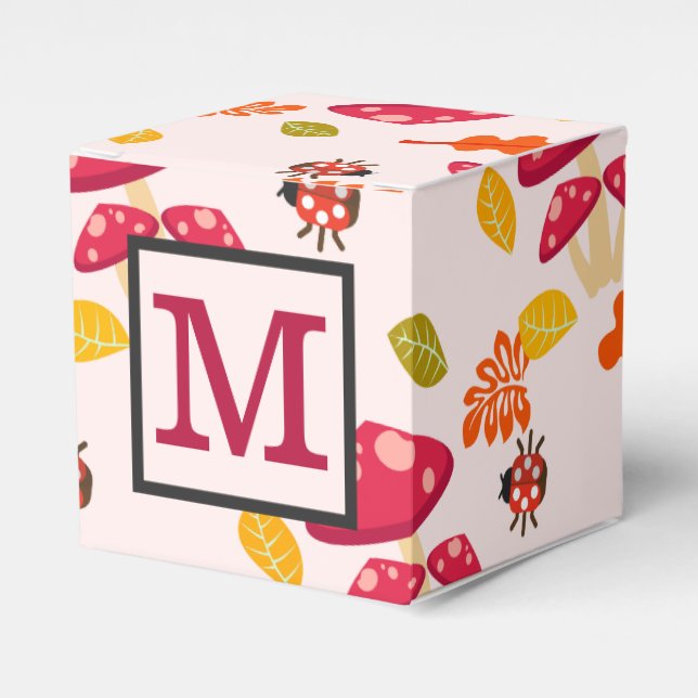 Personalised Fall Favour Box (Front Side)