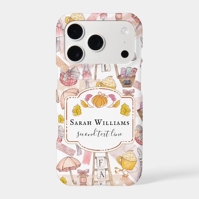Personalised Fall Hand painted elements (Back)