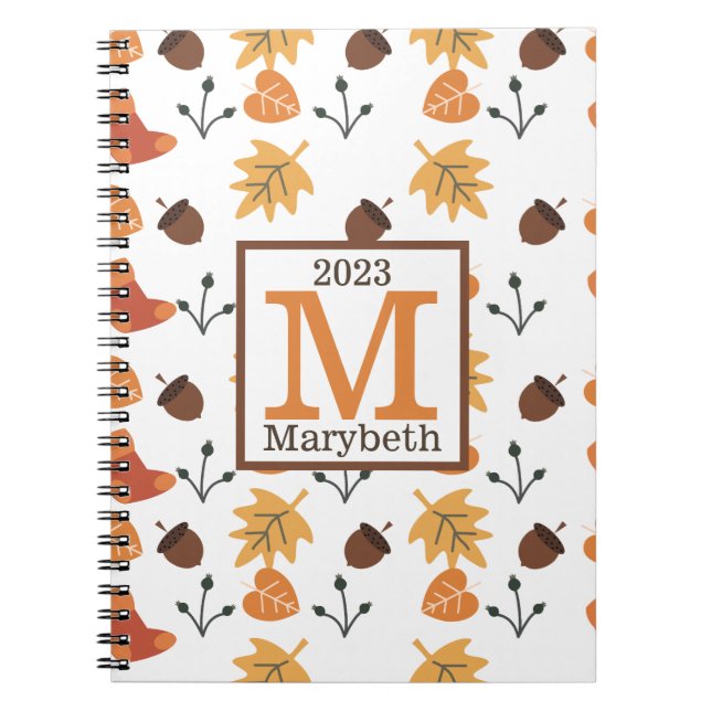 Personalised Fall Notebook (Front)