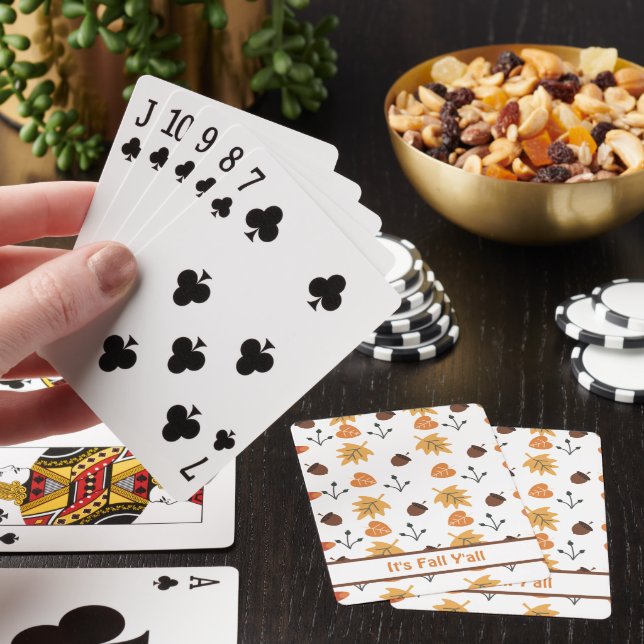 Personalised Fall Playing Cards (In Situ)