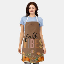 Personalised Fall-Themed Apron