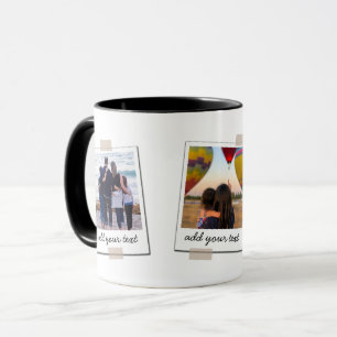 Personalised Family 3 Photo Custom Collage Mug