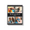 Personalised family 4 photo collage template