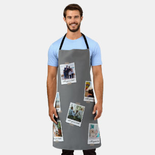 Personalised Family 6 Photo Custom Collage Apron