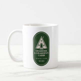 Personalised Family A Frame A-frame Cabin Coffee Mug