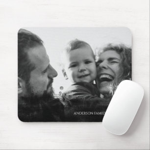 Personalised Family Abstract Overlay Mouse Mat