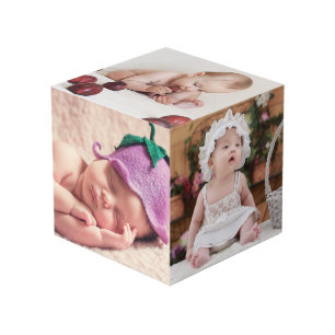 Personalised Family Baby Or Kids 4" Photo Cube