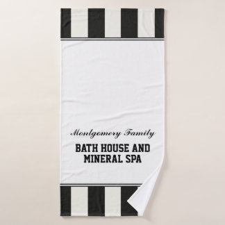 Personalised Family Bath House Towel -
