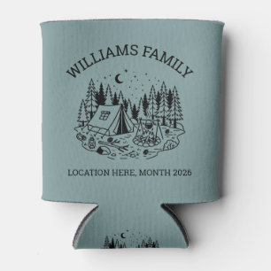Personalised Family Camping Vacation Can Cooler
