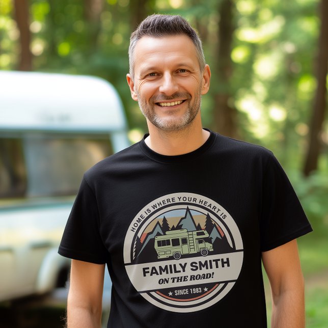 Personalised Family Caravan Adventures T-Shirt (Creator Uploaded)
