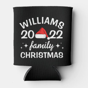 Personalised Family Christmas Can Cooler