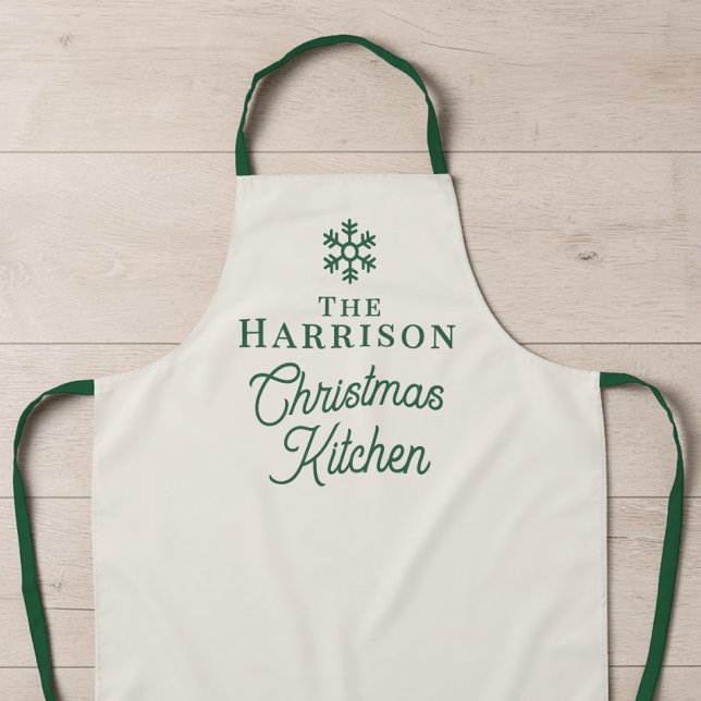 Personalised Family Christmas Kitchen Apron (Creator Uploaded)