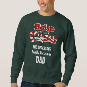 Personalised Family Christmas Matching Novelty Sweatshirt