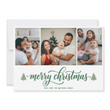 Personalised Family Christmas Photo & Family Text
