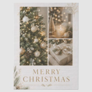 Personalised Family Christmas Photo style Tissue Paper