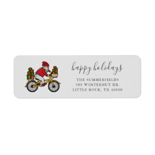 Personalised Family Christmas Return Address