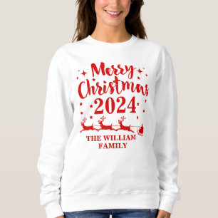 Personalised Family Christmas Sweatshirt