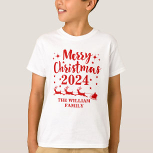 Personalised Family Christmas T-Shirt