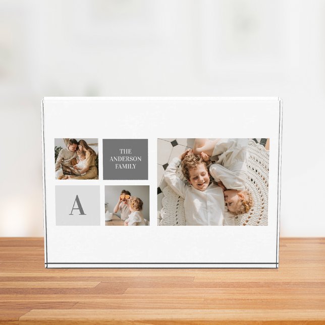 Personalised Family Collage Photo Block (Creator Uploaded)