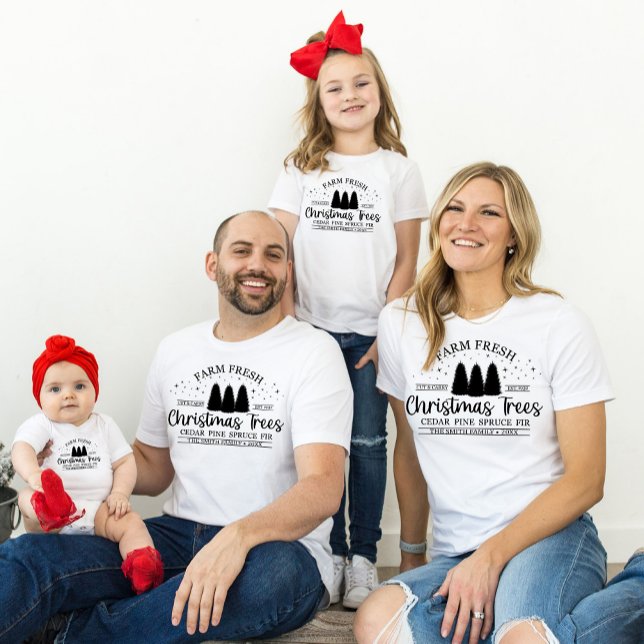 Personalised Family Custom Name Matching Christmas T-Shirt (Creator Uploaded)