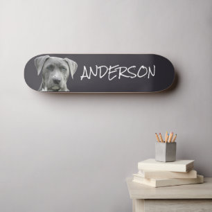 Personalised  family dog  skateboard