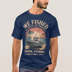 Personalised Family Fishing Trip Destin, Florida T-Shirt
