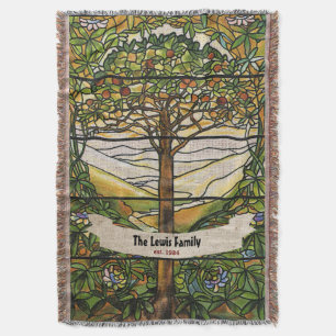 Personalised Family Fruity Tree Throw Blanket