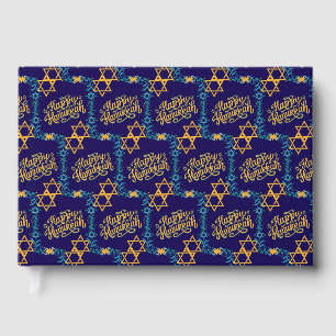 Personalised Family HAPPY HANUKKAH Chanukah Guest Book