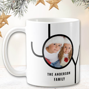 Personalised Family Holiday Christmas Photo  Coffee Mug