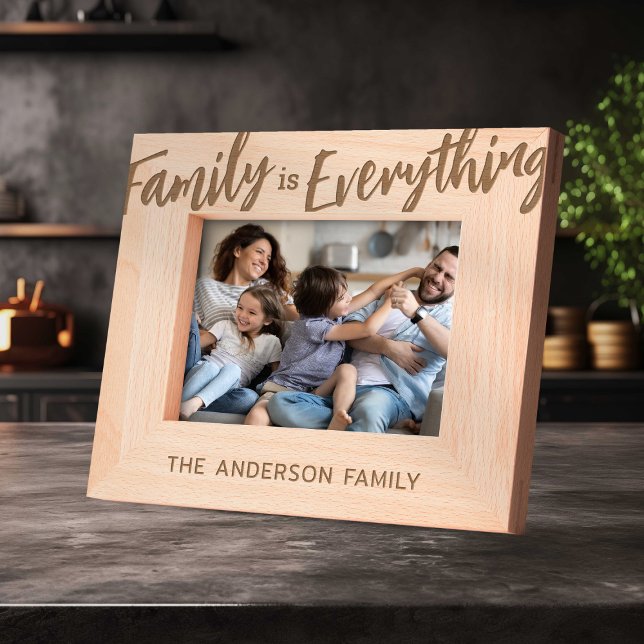 Personalised Family is Everything Etched Frames (Creator Uploaded)