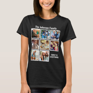 Personalised Family Is Everything Photo Collage T-Shirt