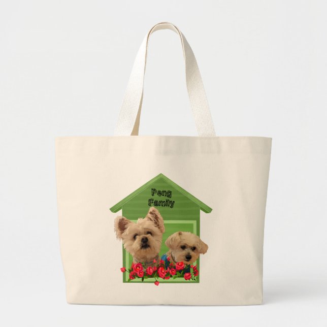 Personalised Family Large Tote Bag (Front)