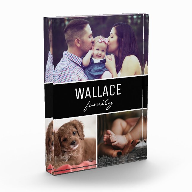 Personalised Family last name multiple photos (Left)