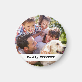 Personalised Family Magnet