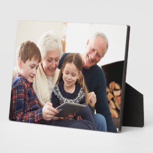 Personalised Family Memories Grandparent Photo  Plaque