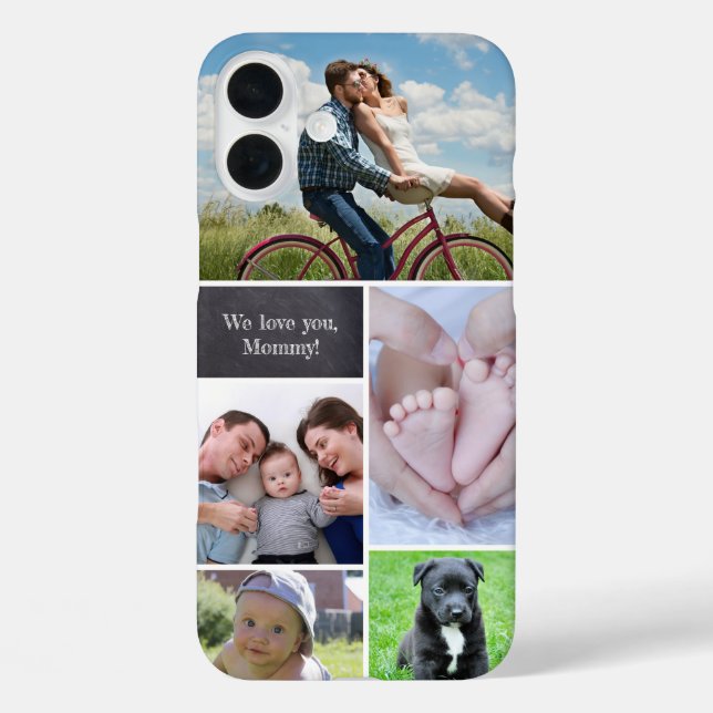 Personalised Family Memories Photo collage Case-Mate iPhone Case (Back)