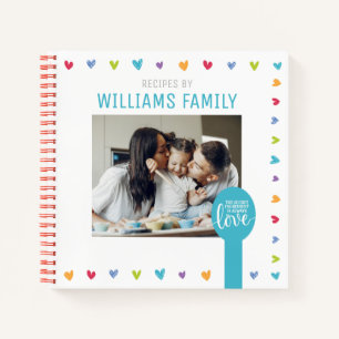 Personalised Family Memory Cookbook (Add Photo)   Notebook