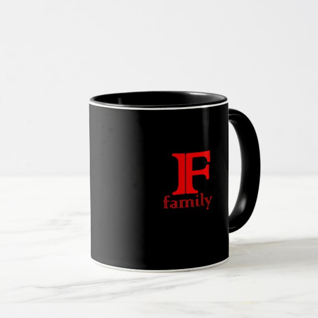 Personalised Family Mug.Customise for Gift Mug (Front Right)