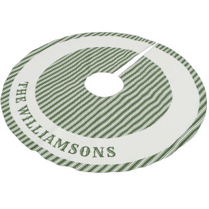 personalised family name christmas tree skirt