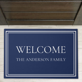 Personalised Family Name Welcome Doormat
