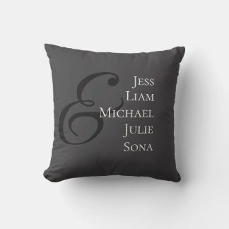 Personalised Family Names Cushion