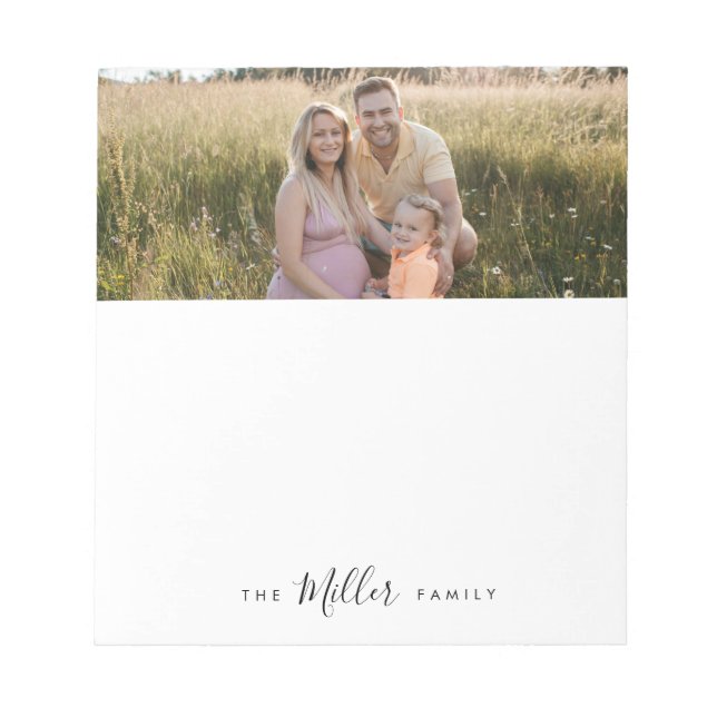 Personalised Family Notepad (Front)