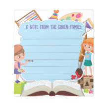 Personalised Family Notepad